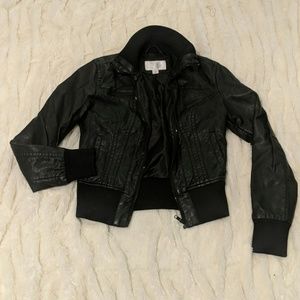 Faux Leather Jacket
